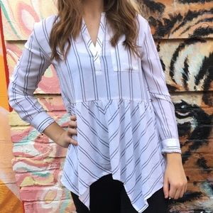 Ethereal Striped Top/Tunic